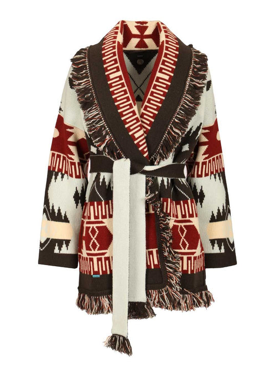 Icon Cardigan In Cashmere Knitwear Multicolor