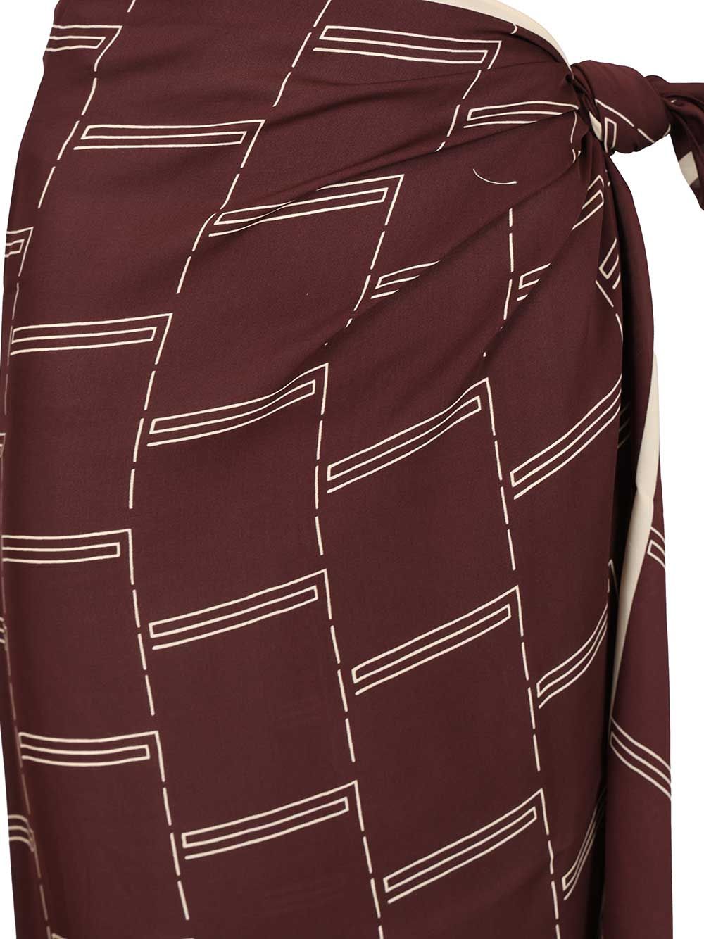 Matteau Silk Sarong Skirts - Bordeaux | 02fda09602e8ac89face5eb57e4d7c973b9617e9