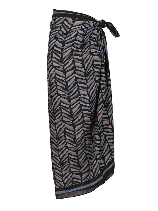 Silk Sarong Skirts Grey