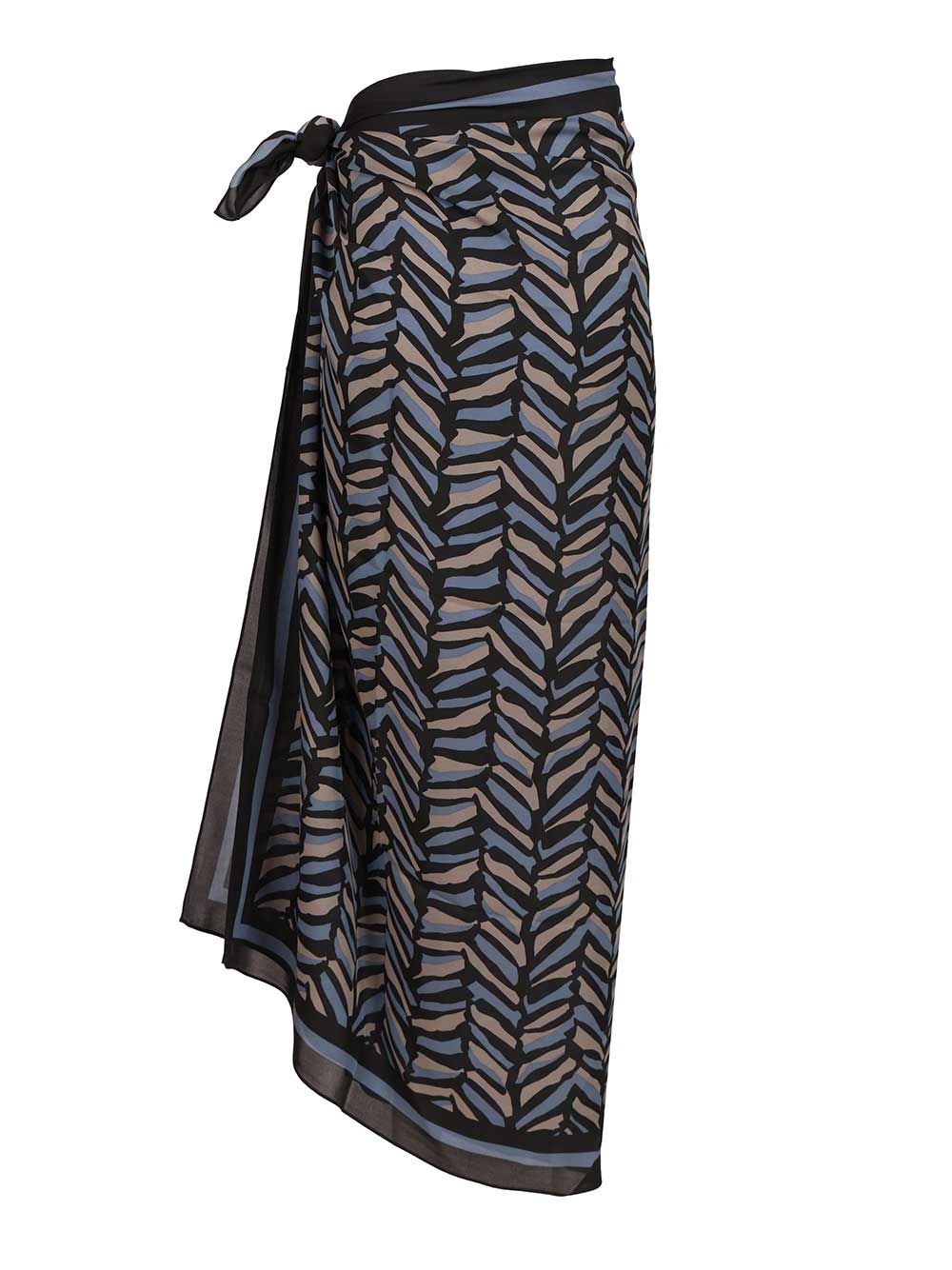 Matteau Silk Sarong Skirts - Grey | d788bae35c9f4b0395b7fa4efbfc65f8f650c690