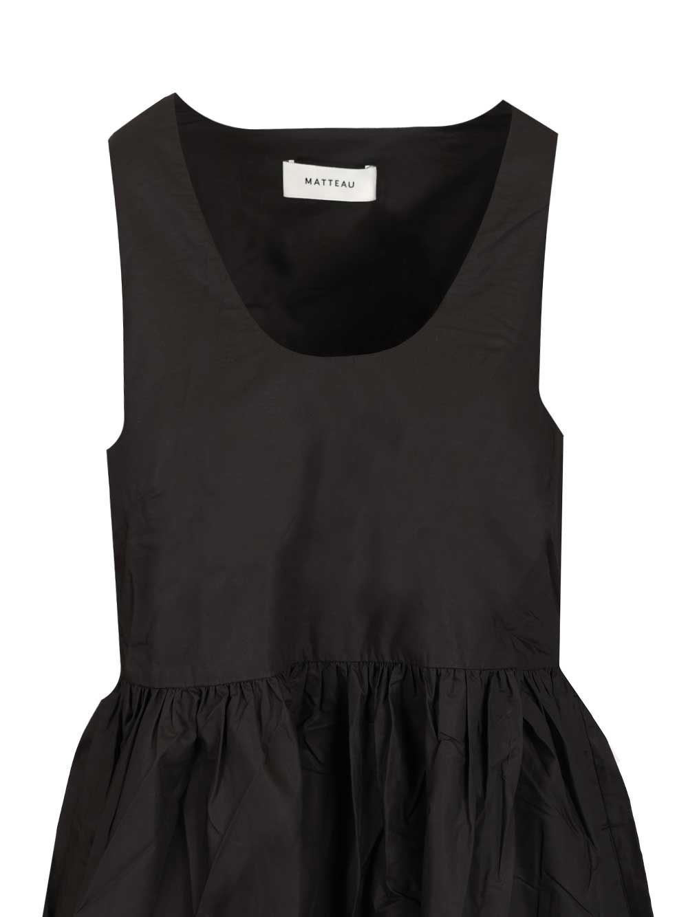 Matteau Deep U Sundress Dresses - Black | f5635ec58b6bd00cda3b0fdc384f1c25ab7d71ca