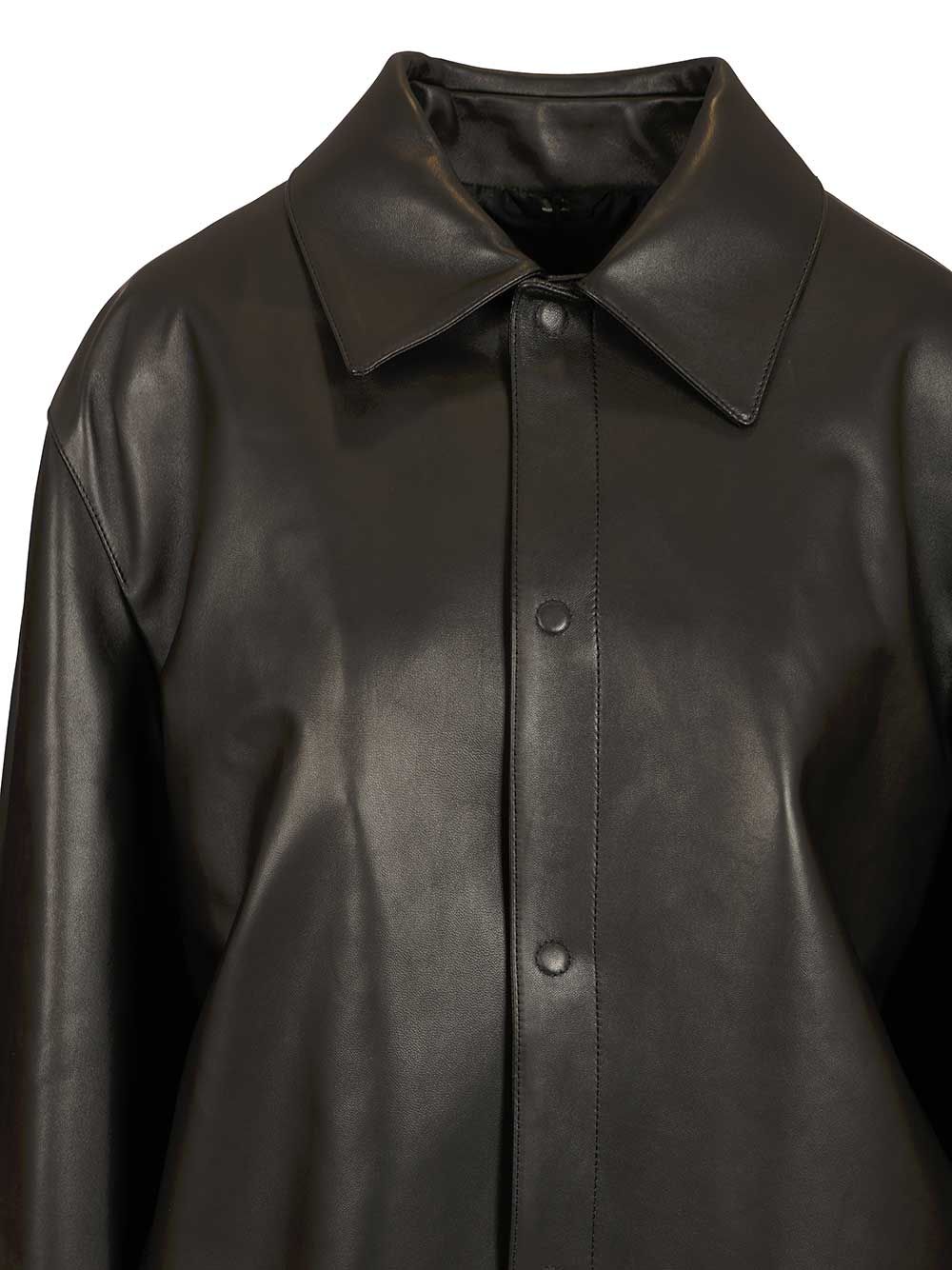 Fendi Leather Blouson Jackets - Black | 76ece00d089d3c24ccaa7fde6aa6eb1509590d35