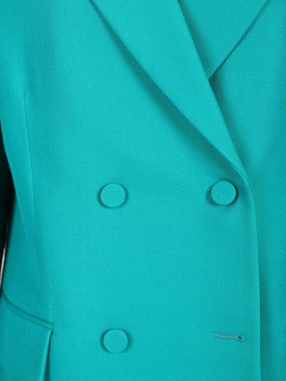 Fendi Grain De Poudre Wool Blazer Jackets - Light blue | 0eb269c0f1aa067cc723b5f4adc050361674fcdc