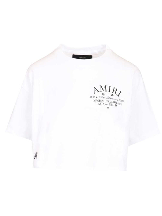 Arts District Cropped Tee T-Shirt White