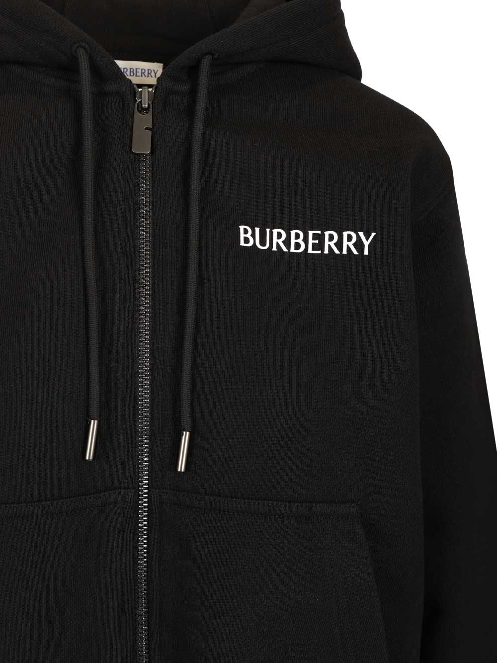 Burberry Cotton Hoodie Knitwear - Black | ad835b86200efaf5734a109796e1c022f2edadcd