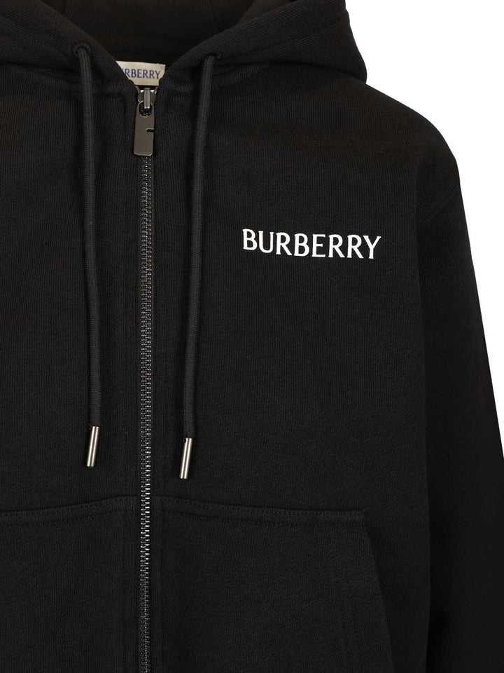 Burberry Cotton Hoodie Knitwear - Black | ad835b86200efaf5734a109796e1c022f2edadcd