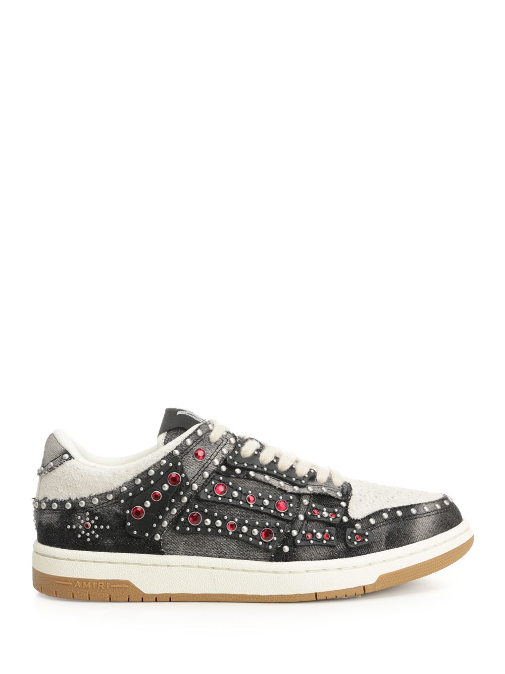 Amiri Stud Skel Sneakers - Black | 7444e768c3525f9bc9b01ca6f12157f77e3e9c8e