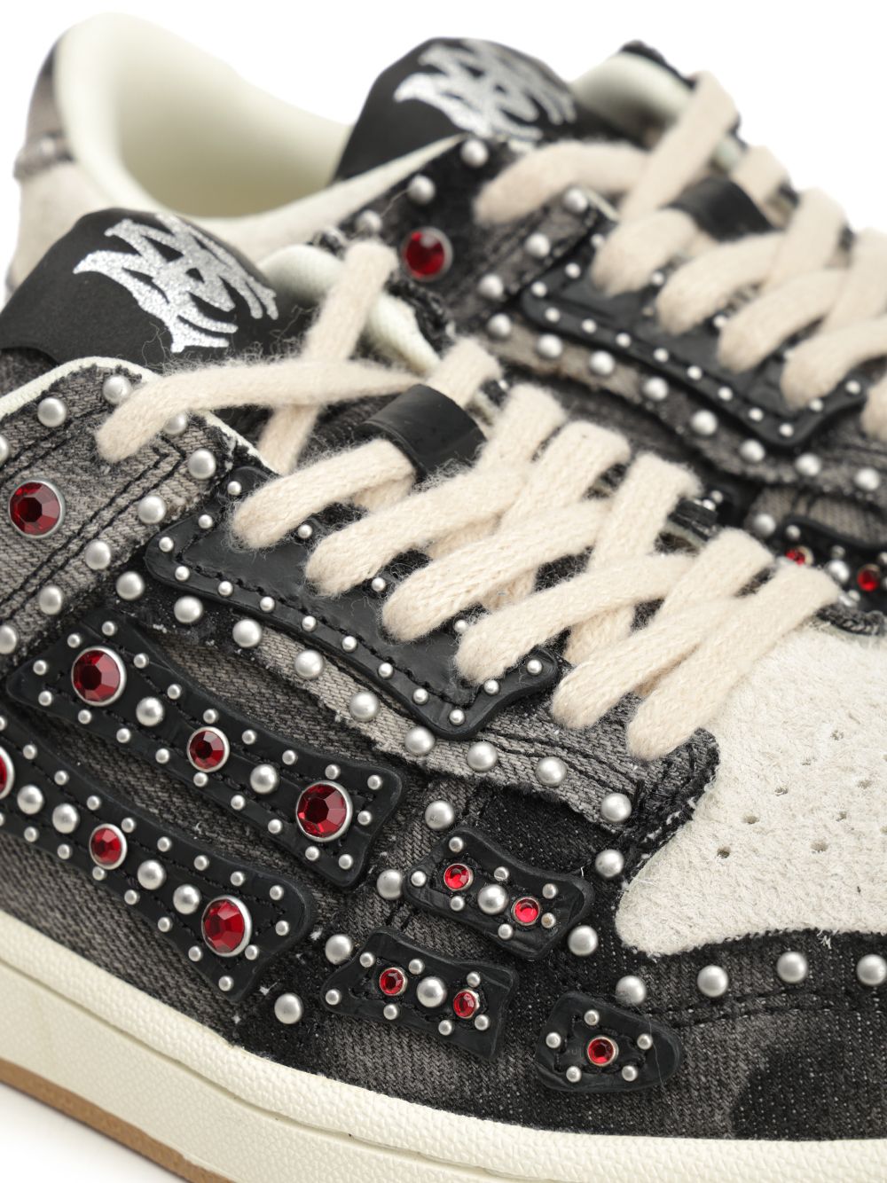 Amiri Stud Skel Sneakers - Black | a52328fbad35e75da0ff817cc9b527f11d871011