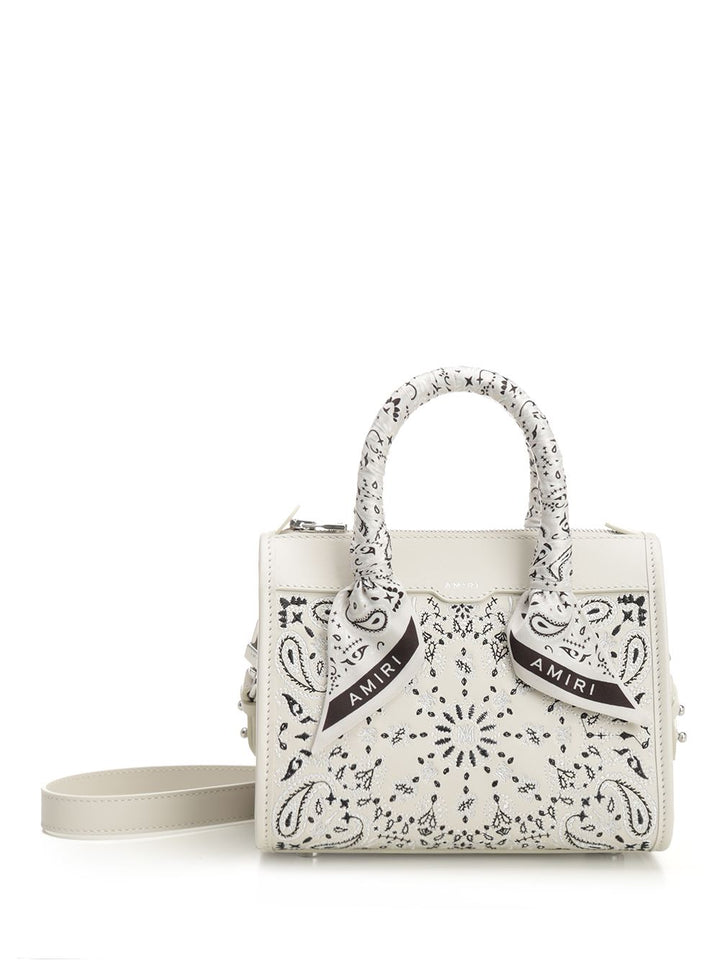 Amiri Micro Bandana Handbags - White | 27ddd6aec083dc8c271be3a70c7c6ecad5d9cb4b