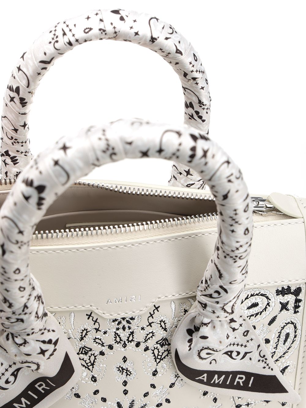Amiri Micro Bandana Handbags - White | 3ef8c13d7b64aec53f68c0fddaeb604b74b1c3bc