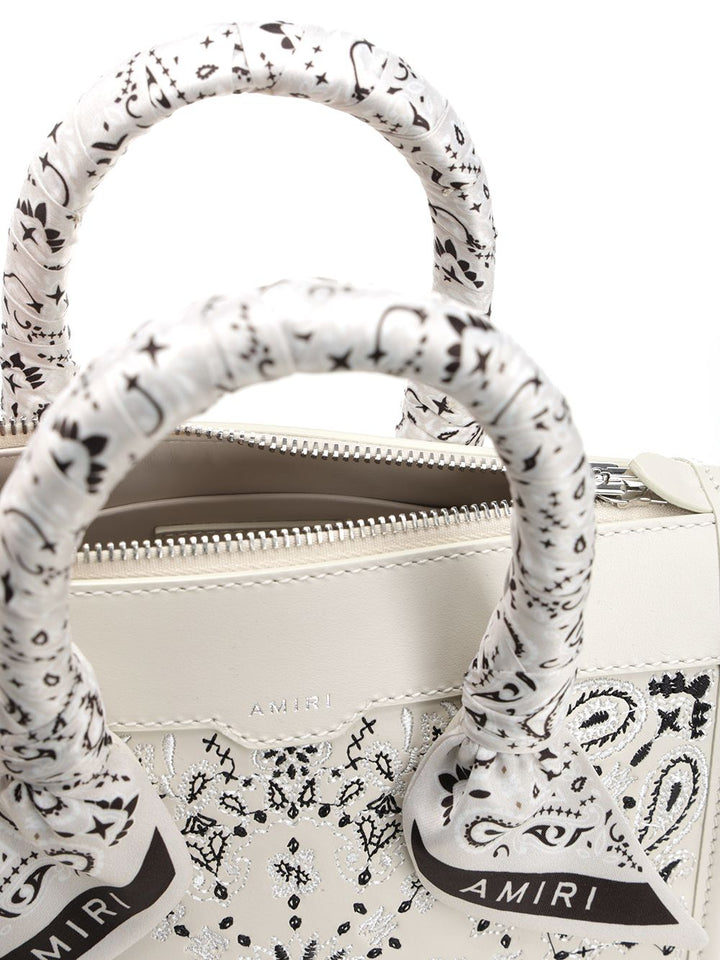 Amiri Micro Bandana Handbags - White | 3ef8c13d7b64aec53f68c0fddaeb604b74b1c3bc