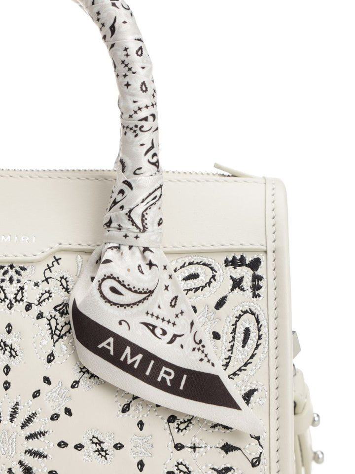 Amiri Micro Bandana Handbags - White | 40dca830f74e1630f72b73268568778b8482b3e3