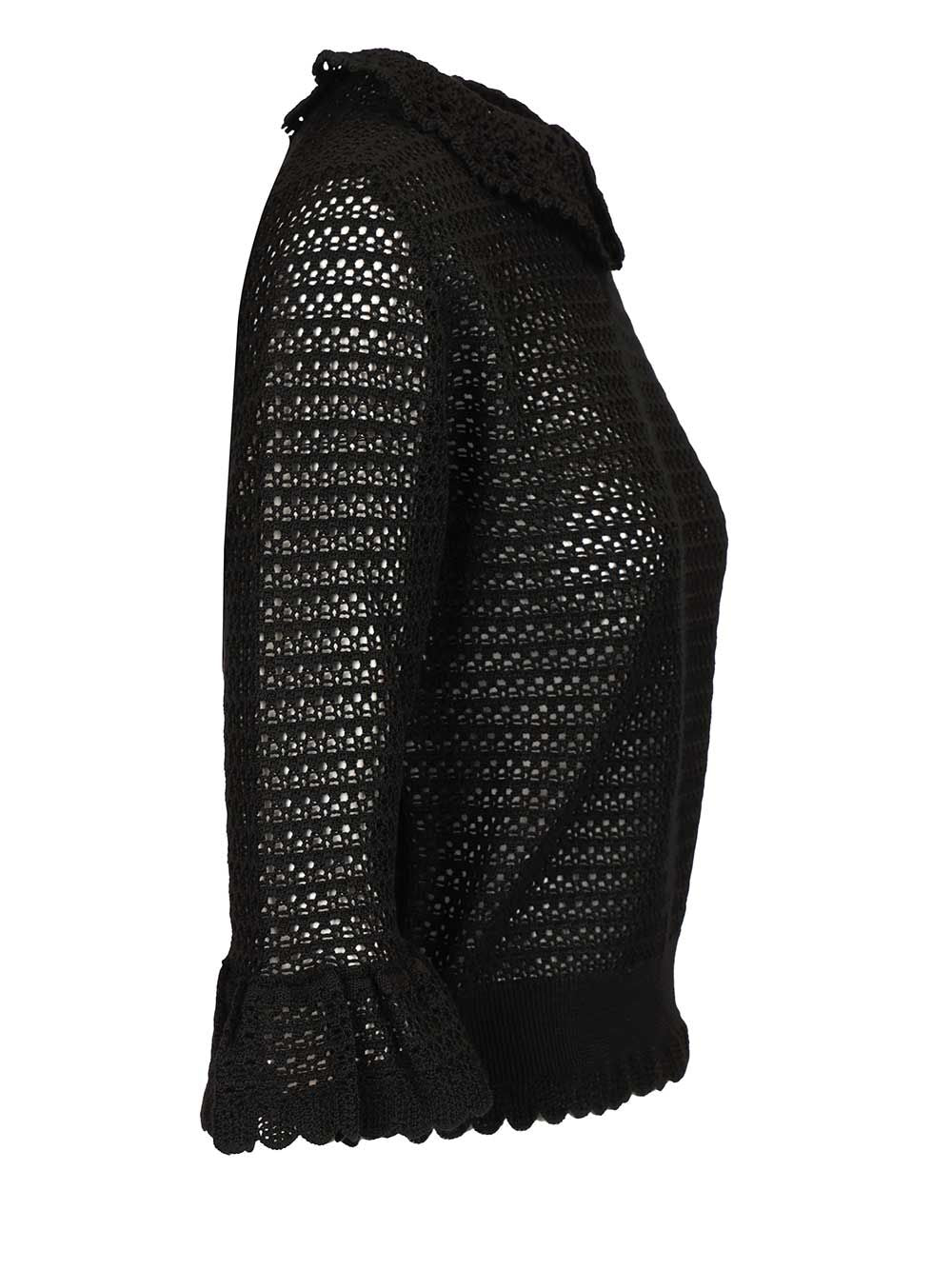 Chloe' Pullover, Black Knitwear - Black | b3fe739248142b8a08a9ac022578cb6d6f3ce12a