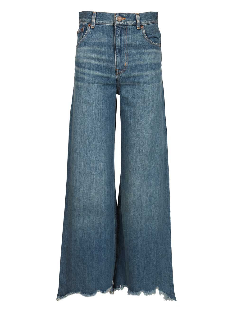 Chloe' Wide-Leg Jeans - Blue | 13c467323b24f69923106bd0133e30091548a3e6