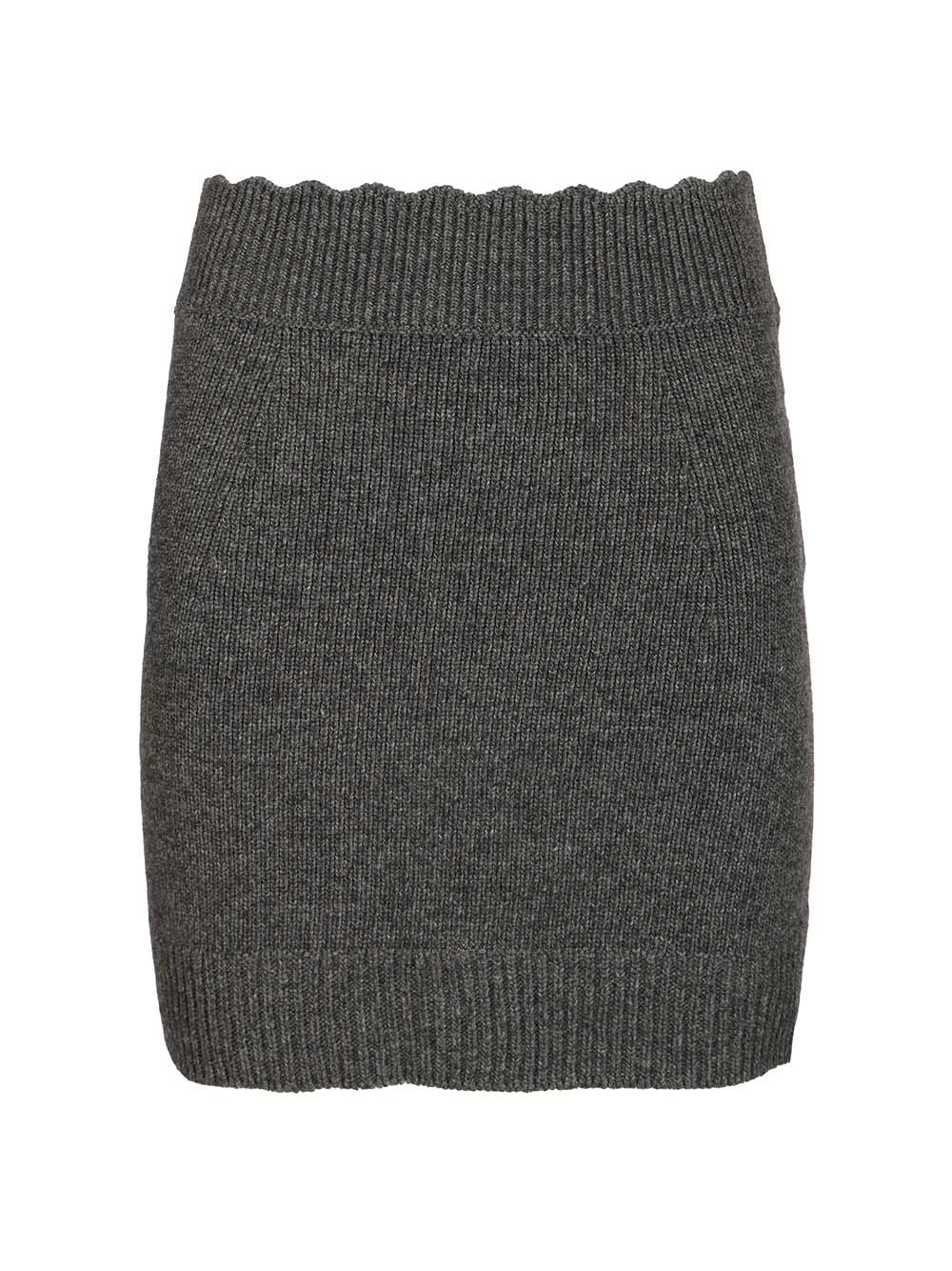 Chloe' Tight Miniskirt Skirts - Grey | 6c2a32c53c6760f5a82efe000e69886193cf68e6