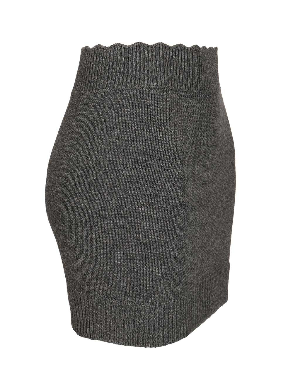 Chloe' Tight Miniskirt Skirts - Grey | 566a07bd5e7fe93e486d6343435dd663c003674a