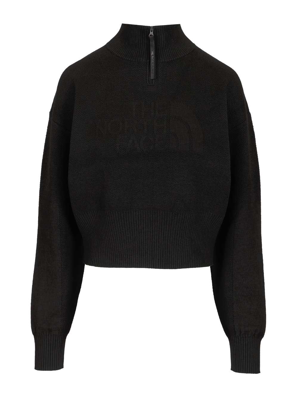 The North Face Half-Zip Sweatshirt Knitwear - Black | d4677c9bd79bf38293b6800b3ab0a8a96f963e37