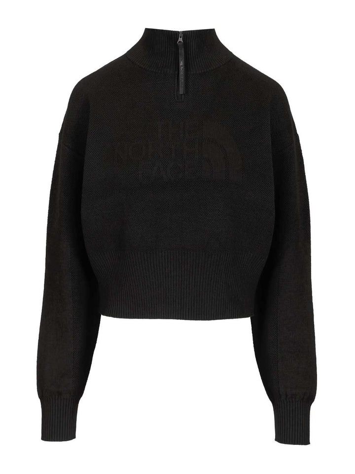The North Face Half-Zip Sweatshirt Knitwear - Black | d4677c9bd79bf38293b6800b3ab0a8a96f963e37