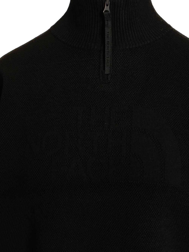 The North Face Half-Zip Sweatshirt Knitwear - Black | 8a3029b838f45d7352a76439a4caa699a219c642