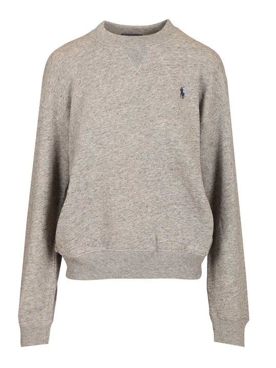 Crew Neck Sweatshirt Sweatshirts Grey