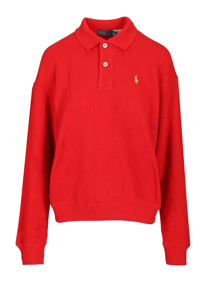 Polo Ralph Lauren Knit-Sweatshirt Knitwear - Red | f115bc96378ad017155c7f782fba127641c80d6a