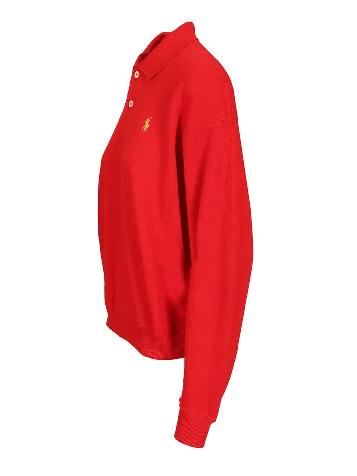 Polo Ralph Lauren Knit-Sweatshirt Knitwear - Red | 4f610f8b48924fdaba01af2578bb8c43e635e514