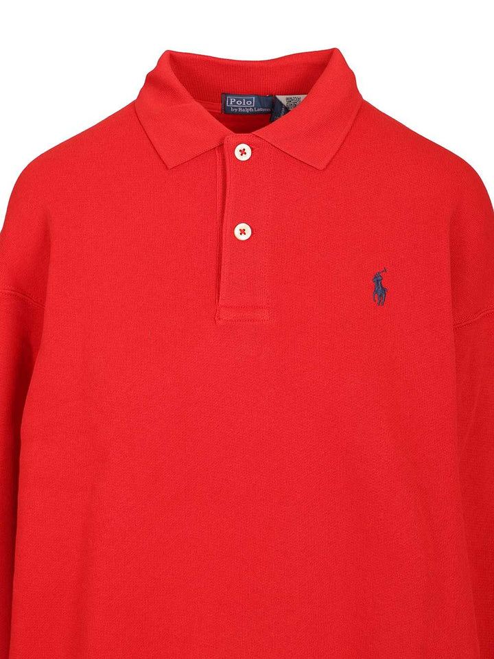 Polo Ralph Lauren Long-Sleeved Polo Shirt Knitwear - Red | 6da4367ef0b2bc023058780672bc6afdcad8503c