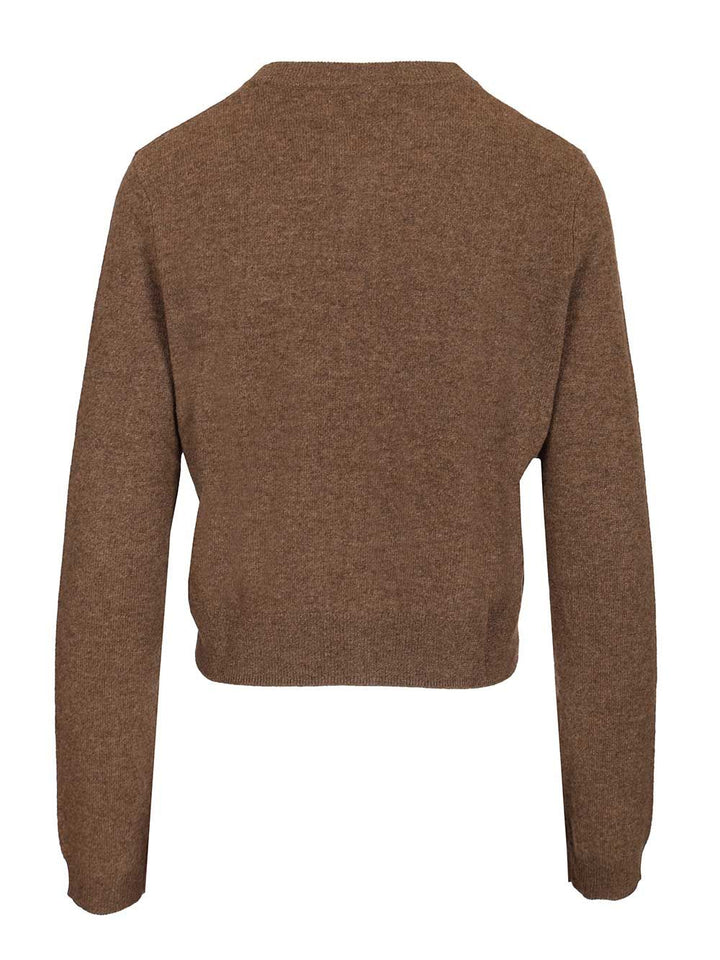 Lisa Yang Cardigan Karia Knitwear - Brown | 5d75c6cbd5964d9424cee48e6b136f4ebf405da6