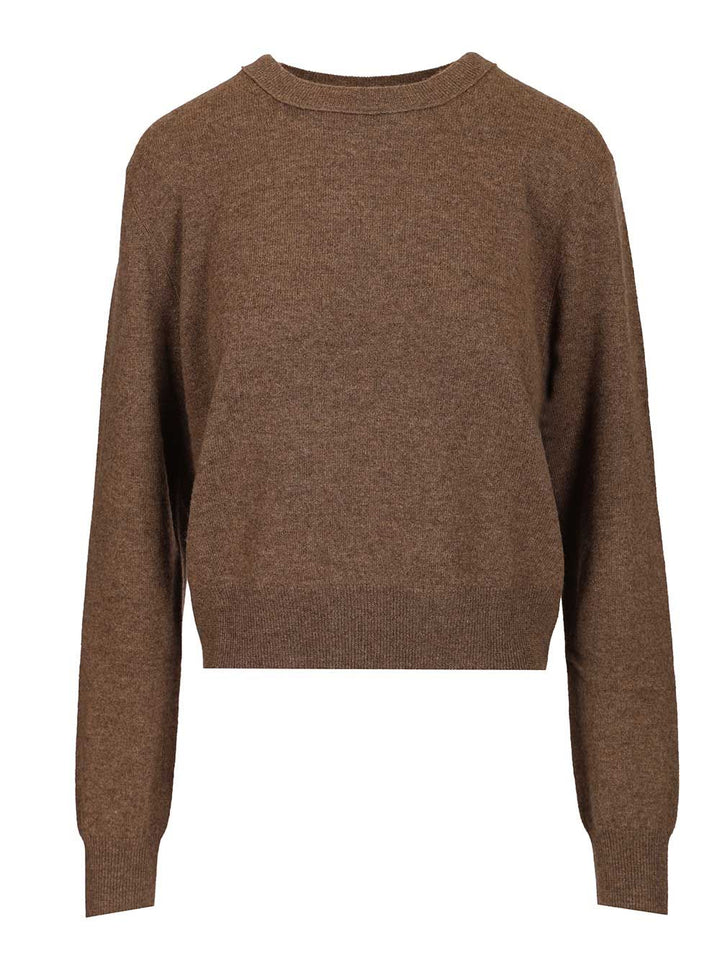 Lisa Yang Greer Crewneck Sweater Knitwear - Brown | 3aebddf2cb3e4b38d02b8dd4235da4013e56c23b