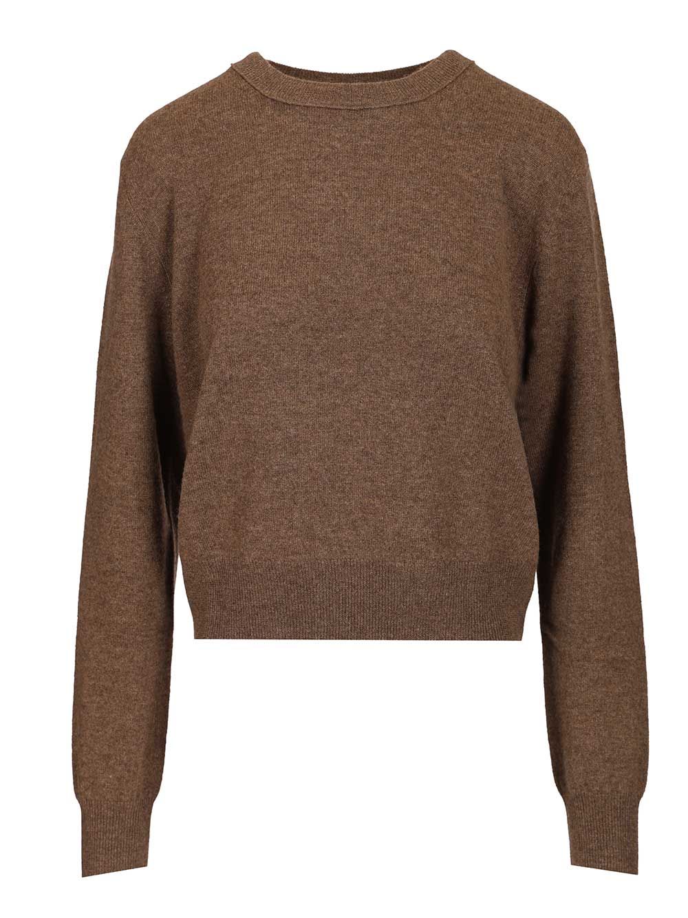 Lisa Yang Greer Crewneck Sweater Knitwear - Brown | 3aebddf2cb3e4b38d02b8dd4235da4013e56c23b