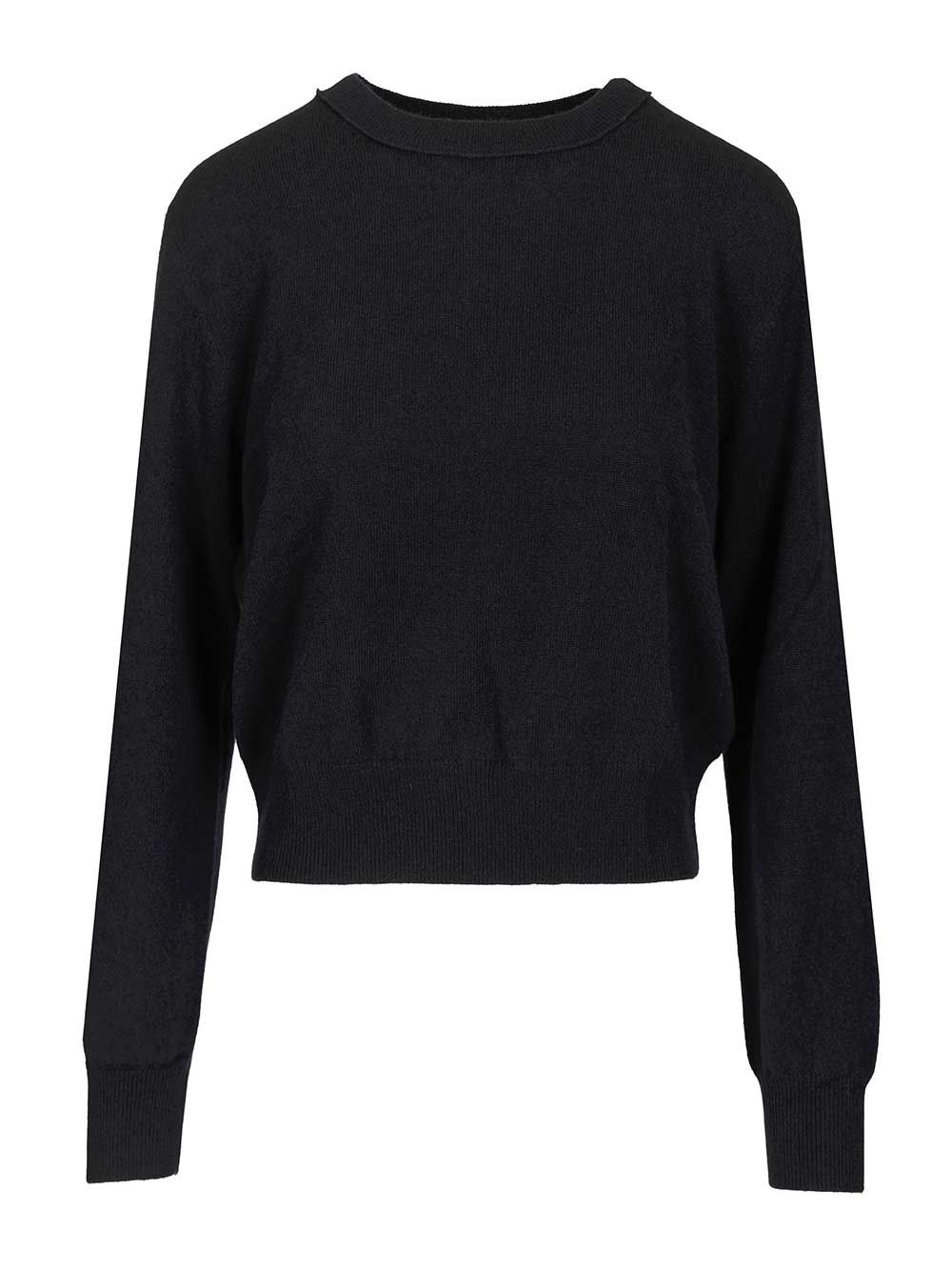 Lisa Yang Greer Crewneck Sweater Knitwear - Blue | 961dee1a17191136572425a360321f5b79809335