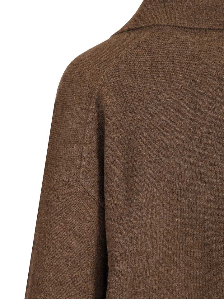 Lisa Yang Katriel Polo Sweater Knitwear - Brown | b74b634e53d82c1e0b46a7728e2b83dab0527113
