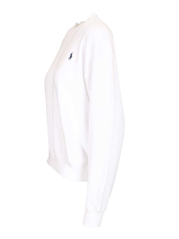 Polo Ralph Lauren Knit-Sweatshirt Sweatshirts - White | 94fb24bd7176b8239e852894cb8128053688c9fa