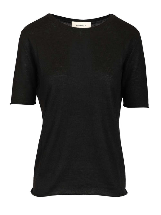 Ari T-Shirt Tops Black