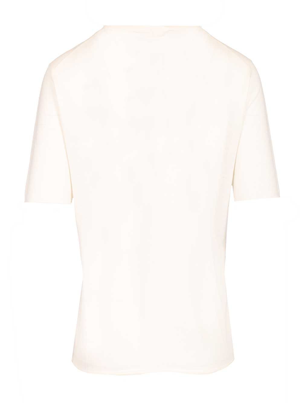 Lisa Yang Ari T-Shirt Tops - White | 36c941d558cadc8c7c34aab2e632b94e29bfcb7b