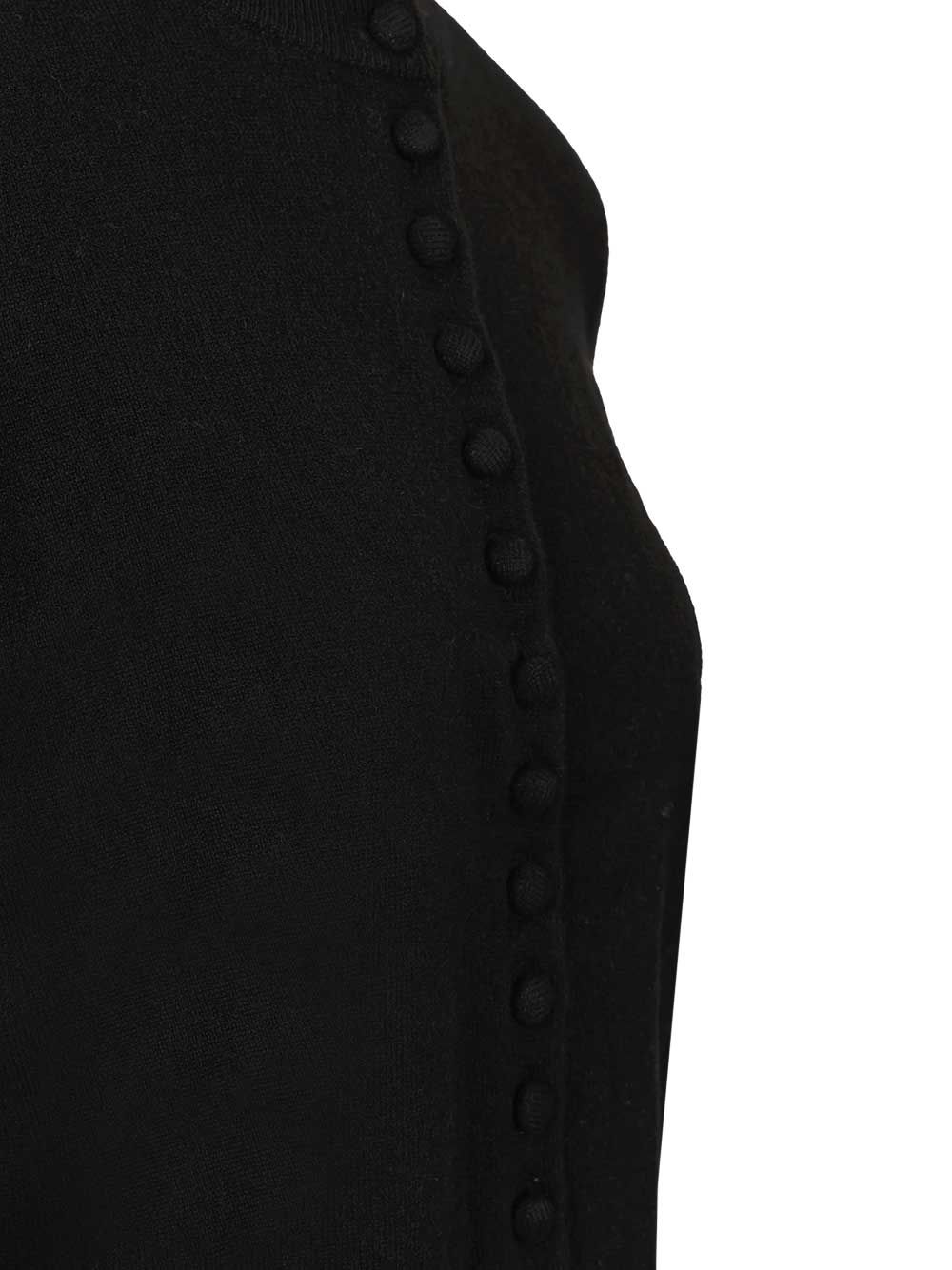 Lisa Yang Lunea Short Sleeves Cardigan Knitwear - Black | 1962dd36b390840297017b7b72e80bd11b6da982