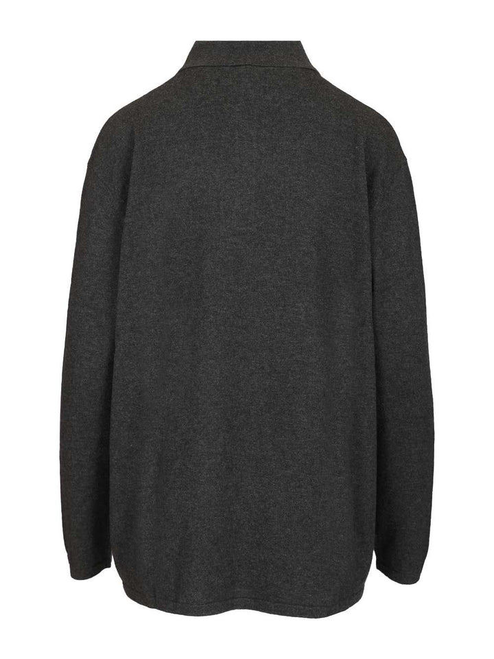 Lisa Yang Caisa Oversized Polo Sweater Polo shirt - Blue | f264a19d97f3139a7c1b5d27a58bc94f0e465b59