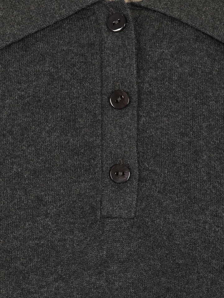 Lisa Yang Caisa Oversized Polo Sweater Polo shirt - Blue | 0f0b38b0d5f3553ff37f961e201c320dea488200