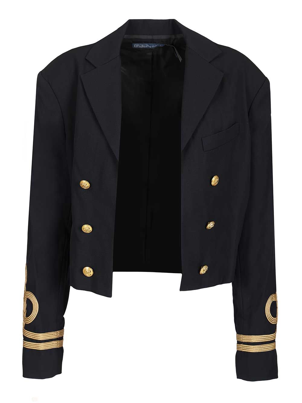 Polo Ralph Lauren Short Military Blazer Jackets - Blue | 0de13cc6c027a128c3d674be789243057ae97fe2