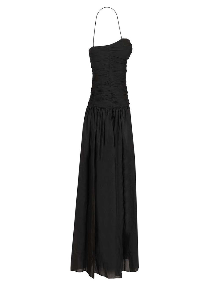Matteau Gathered Drop Waist Dress Dresses - Black | 6a5c182e166c74cc3a43deedcaccbebe6da85a84