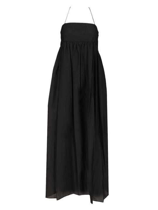 Empire Pintuck Dresses Black