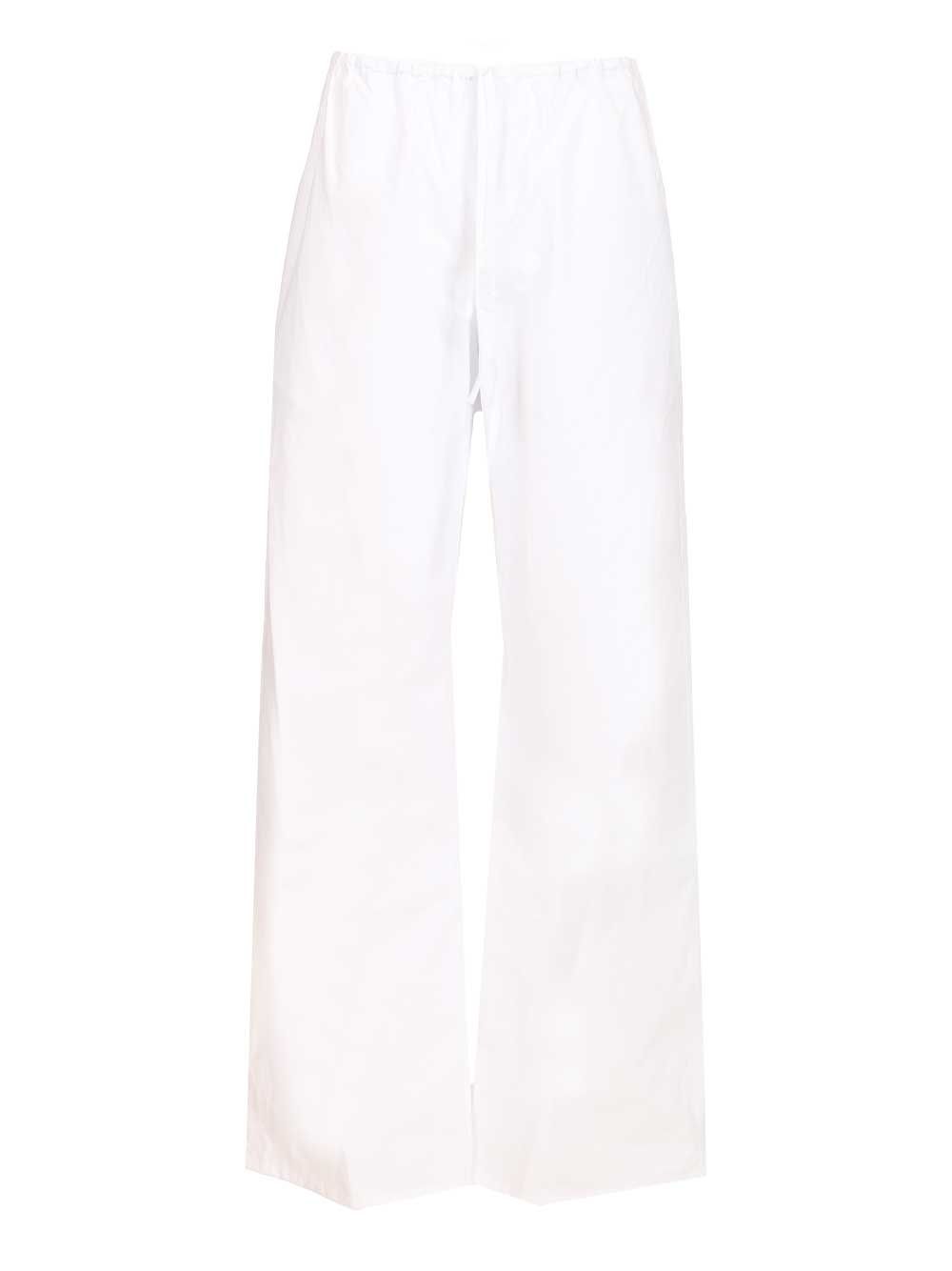 Matteau Organic Cotton Trousers - White | d01058a9be1ae5a519f4e210fa8ae25efe9a1b7f
