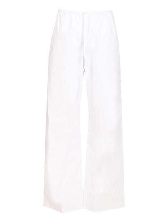 Organic Cotton Trousers White