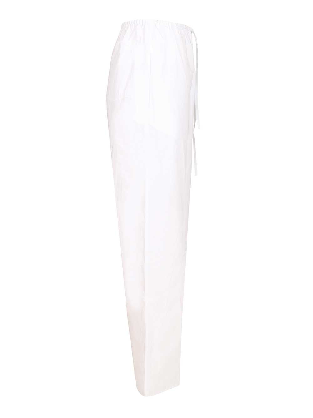 Matteau Drawcord Pant Trousers - White | 8ff76744f9e19b2b664d70d877c2c0a3e9cda807