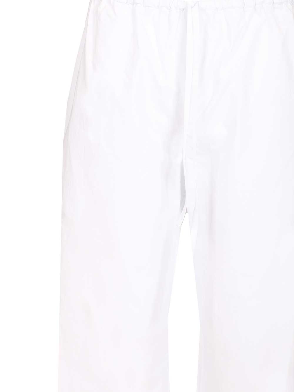 Matteau Organic Cotton Trousers - White | 1ccbac839c97628d15a65024da9425772d8a38e8