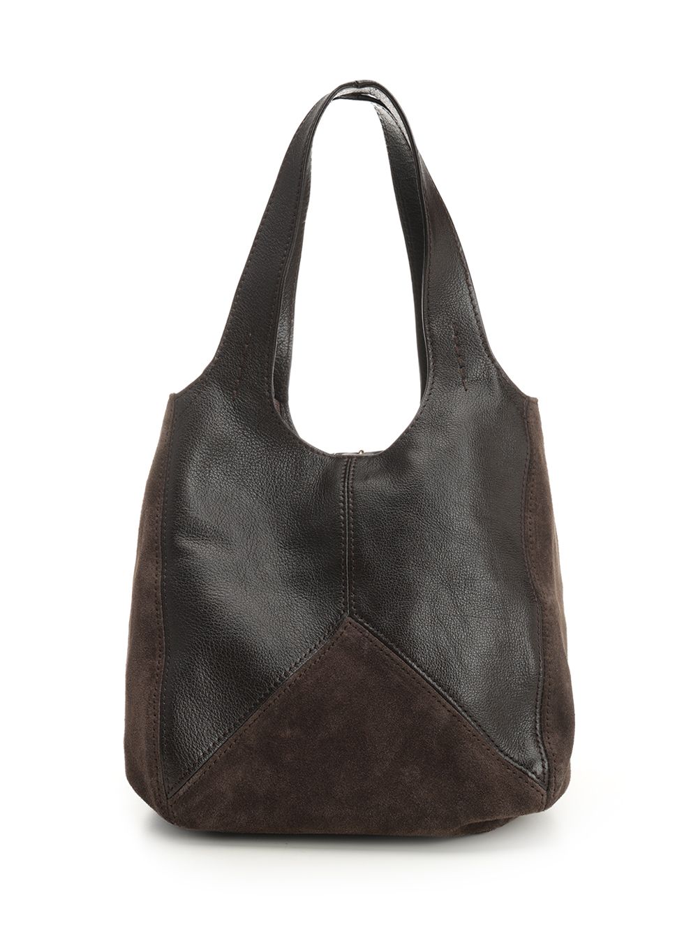 Chloe' S644 - Chloé Balloon Shoulder Bags - Brown | 8e07b459234167abb9d39272ecc1b947c6495d9e