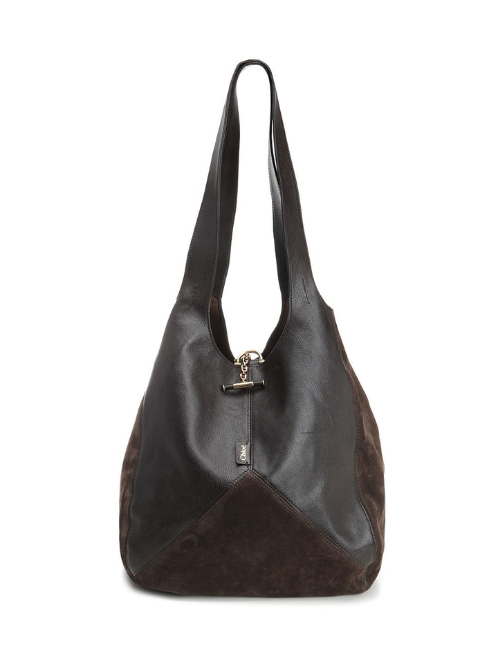 Chloe' S642 - Chloé Balloon Shoulder Bags - Brown | b469e0c06721e29de202b014212606aec02e9172