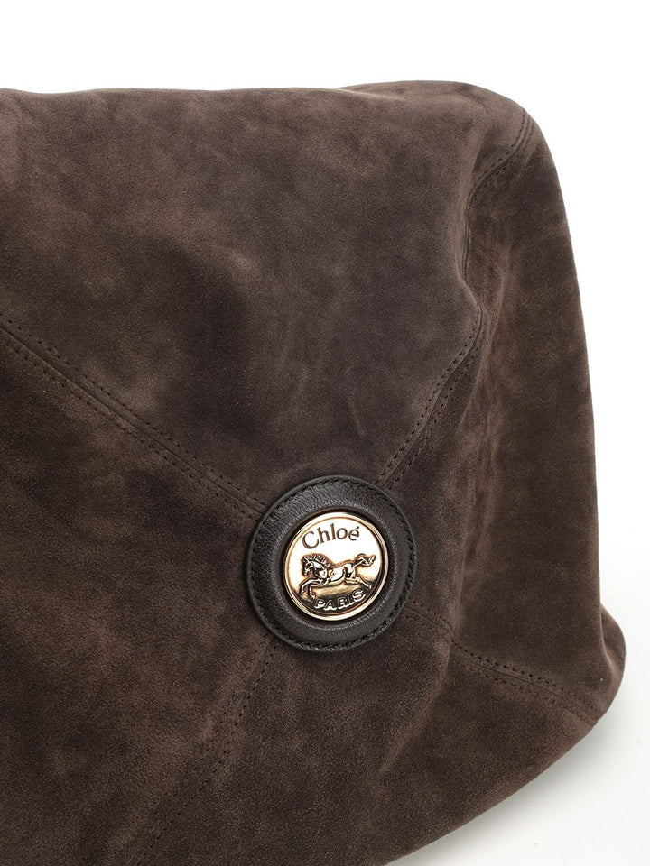 Chloe' S642 - Chloé Balloon Shoulder Bags - Brown | d55860003ed2d53717319fbd43b7b83904fc9c89