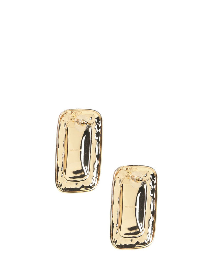 Self-Portrait Large Mottled Gold Black Earrings Jewelry - Gold | 77626c5779a414d9ed6e4a3fa331cca449897b2b