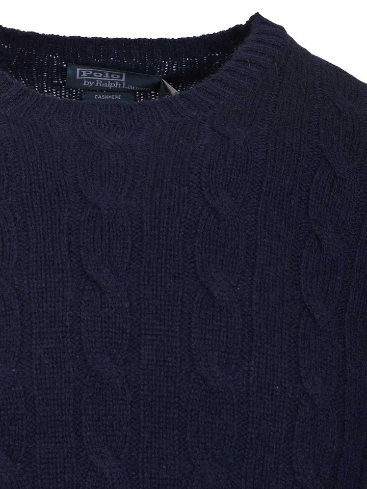 Polo Ralph Lauren Cashmere Cable Knit Sweater Knitwear - Blue | 97d0ab5422987ce15ab081507136227e04221481